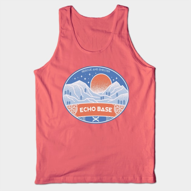 Rebel Echo Base in Hoth Tank Top by Cisne Negro